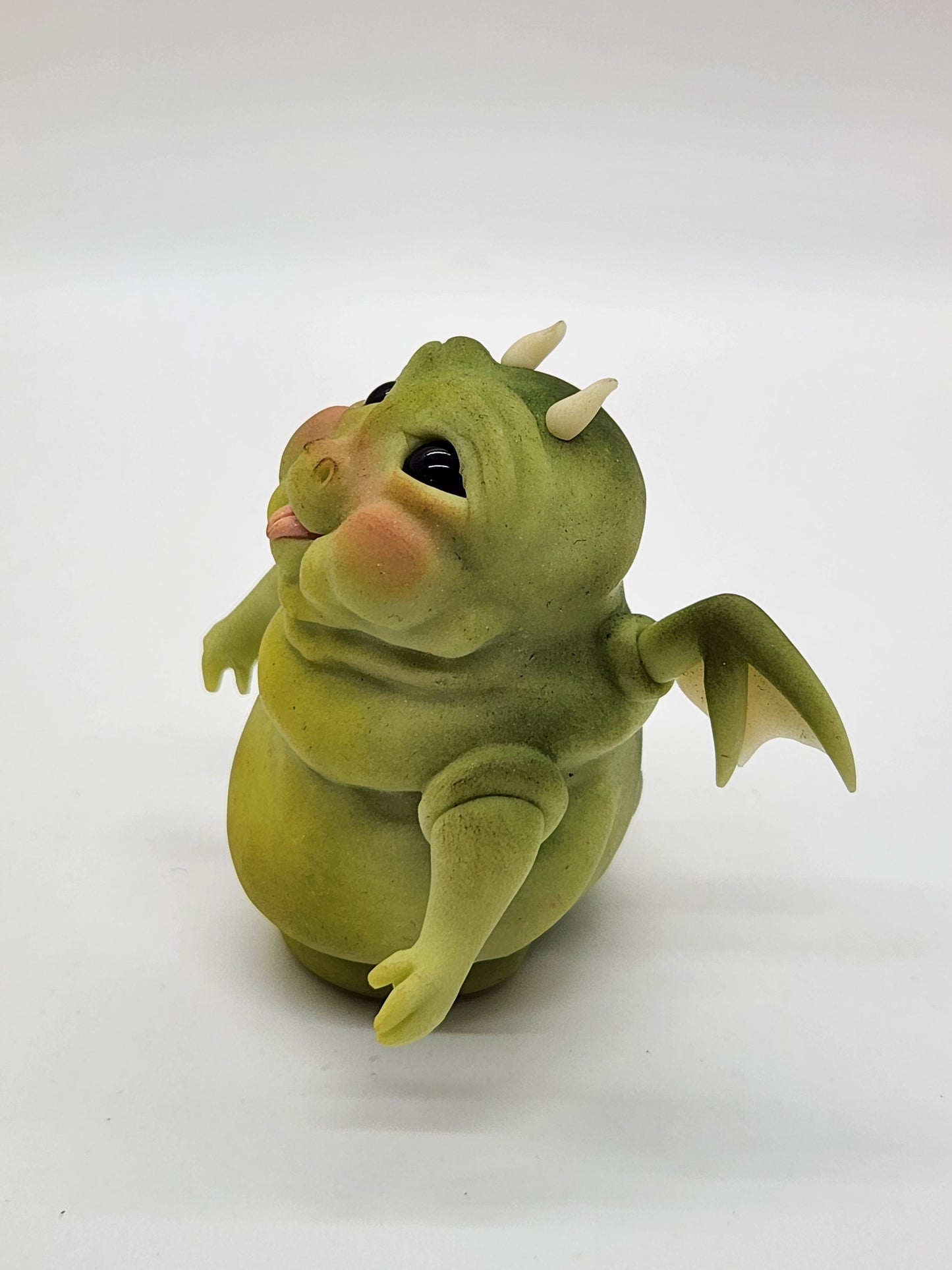 "Eppo" hutt inspired green slug dragon sculpture