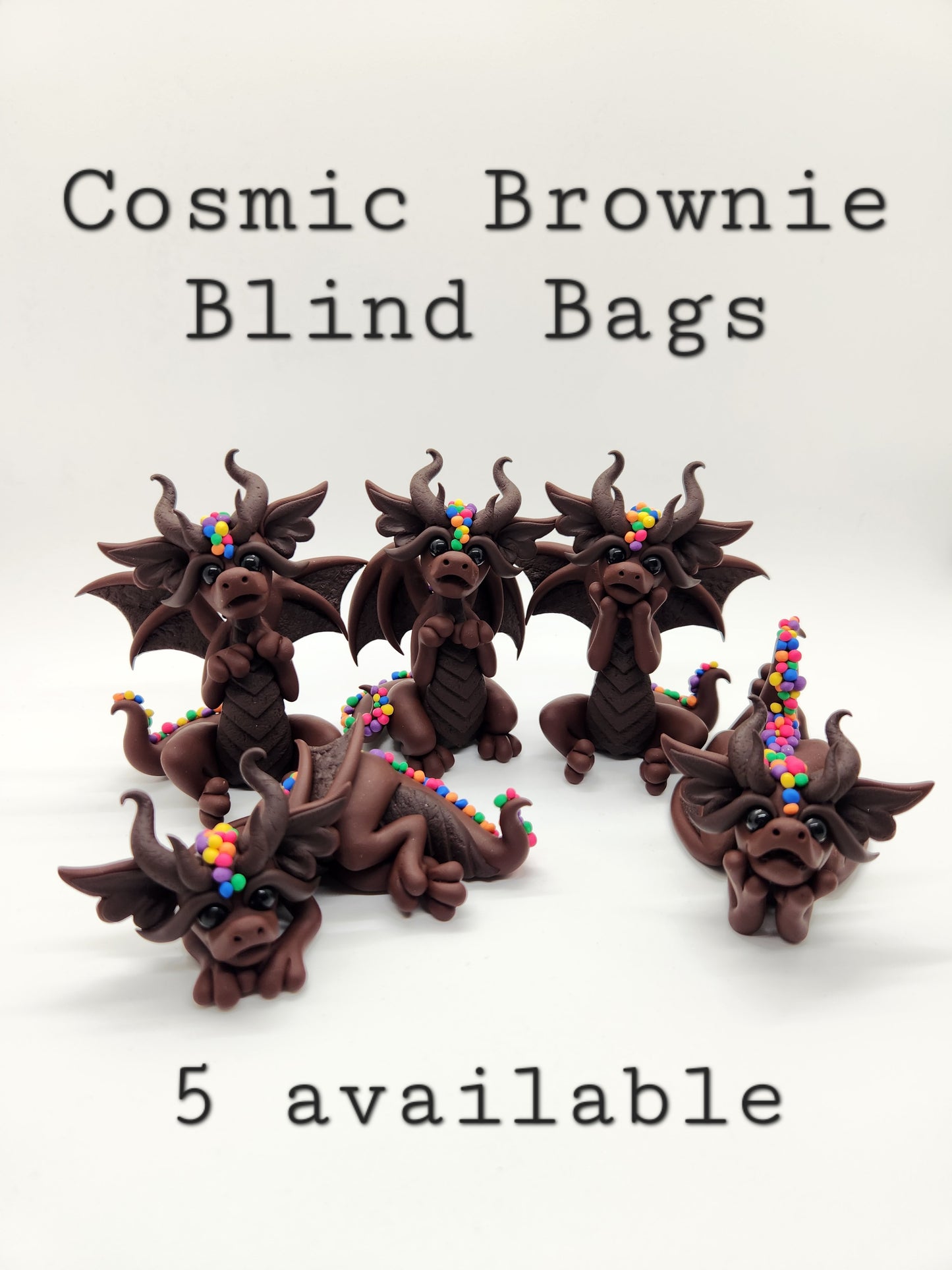 Cosmic Brownie dragon sculpture blind bag