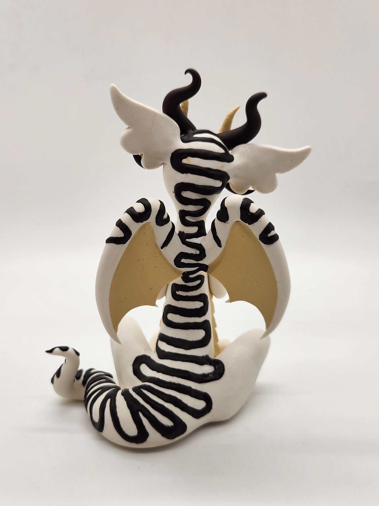 Zebra Cake dragon sculpture