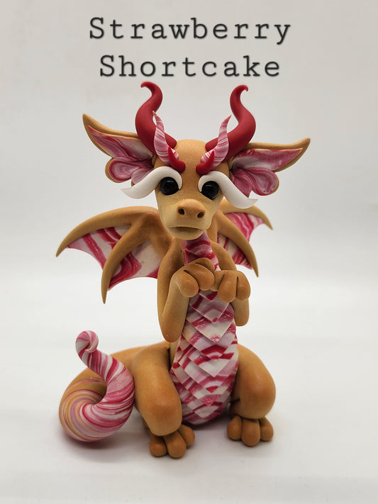 Strawberry Shortcake dragon sculpture