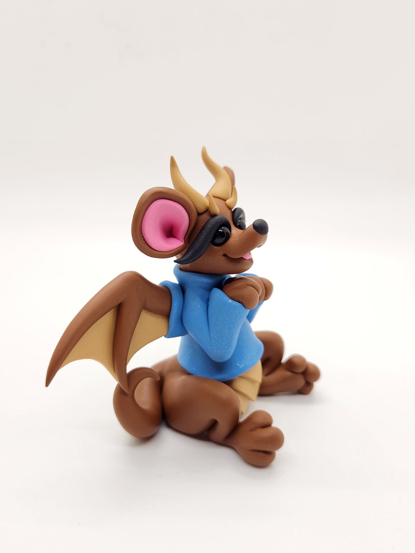 "Roo" brown Winnie The Pooh inspired dragon sculpture