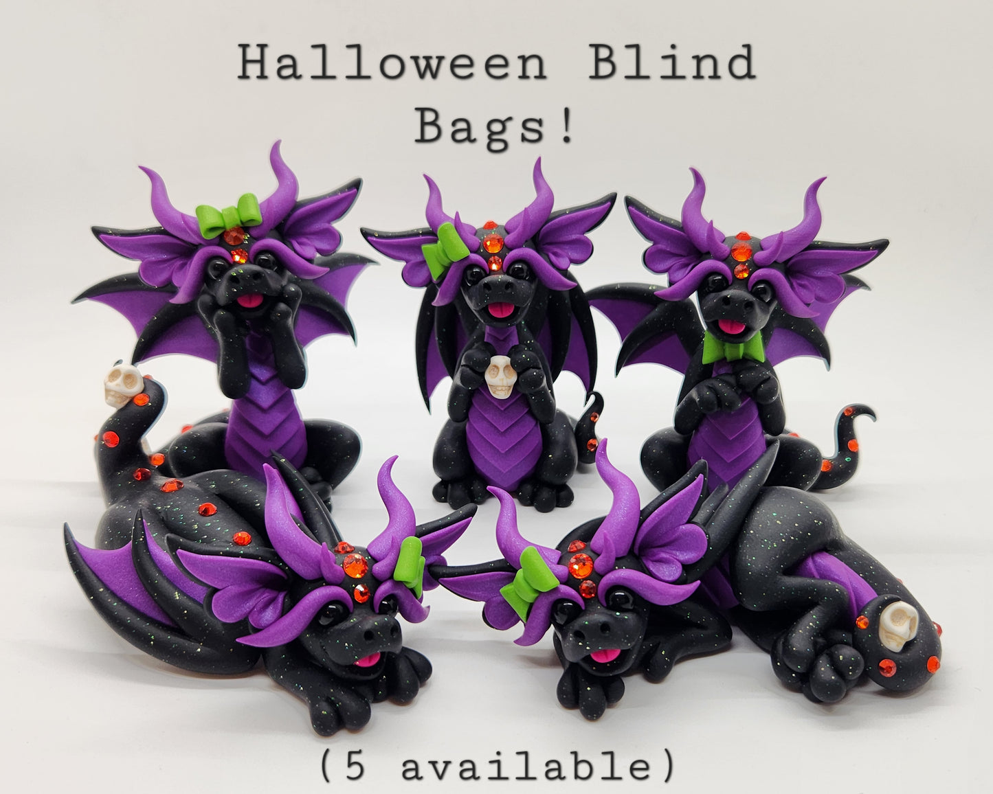 Halloween Dragon sculpture blind bags