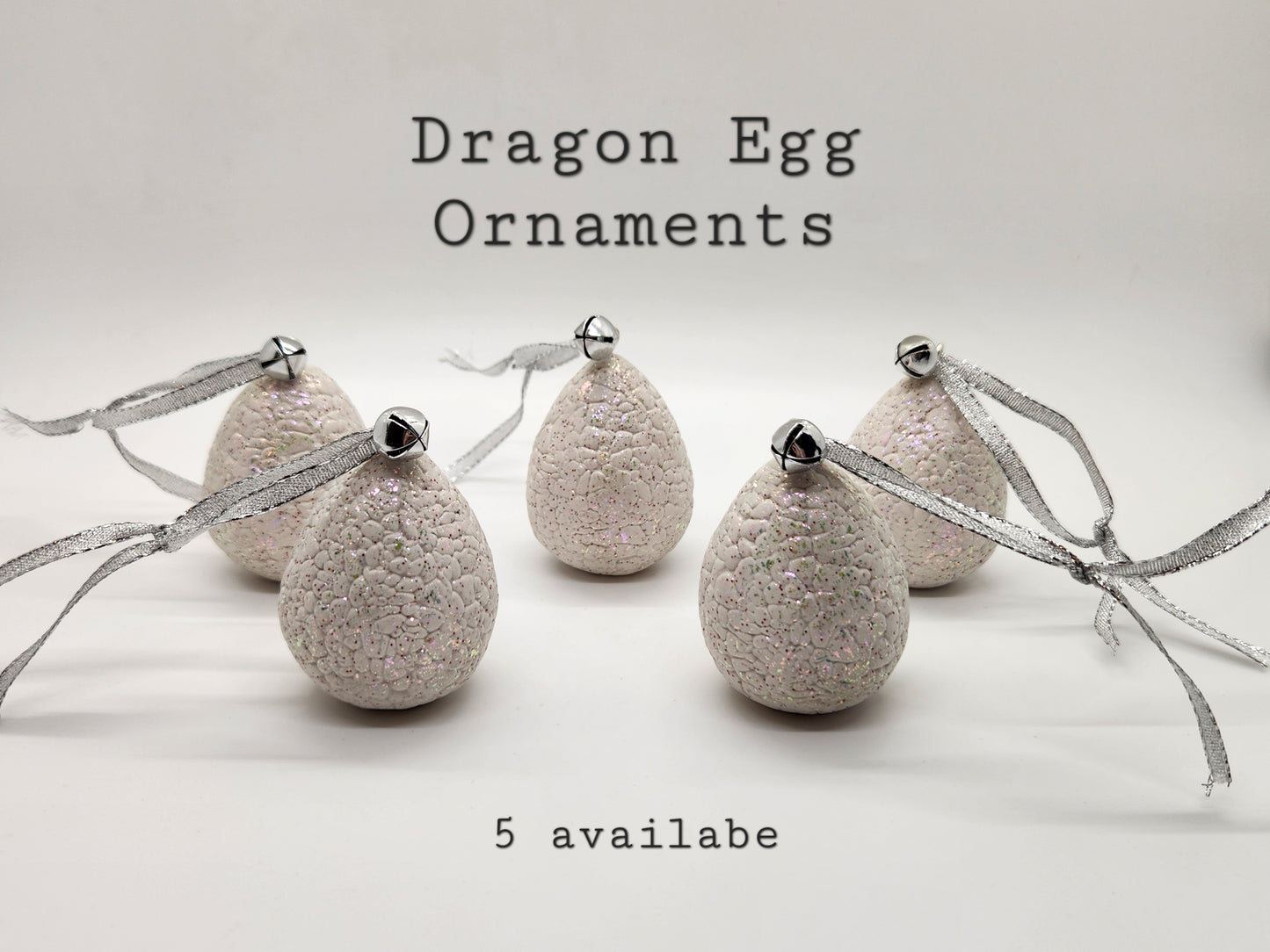 White Dragon Egg Tree Ornament