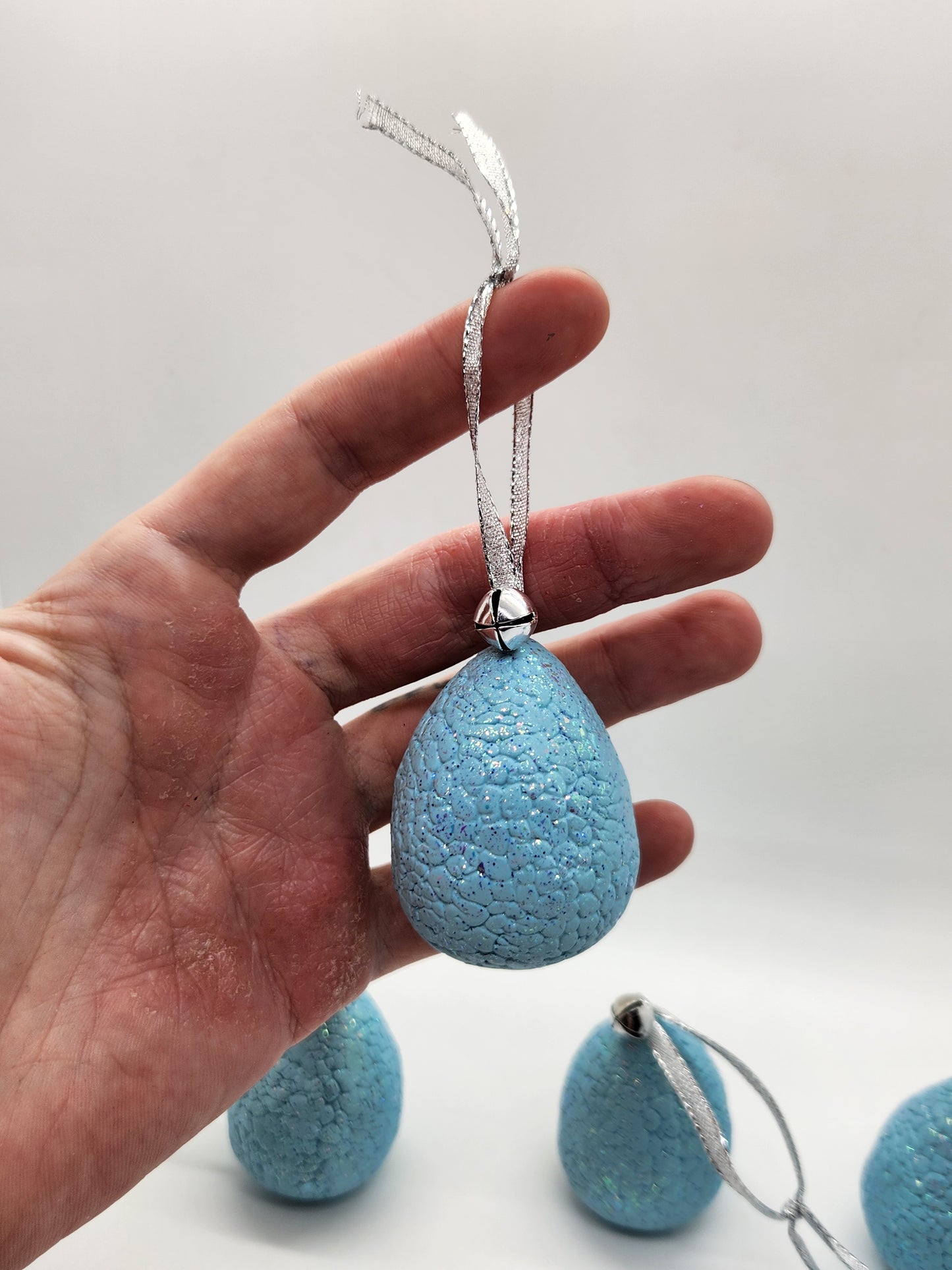 Blue Dragon Egg Tree Ornament