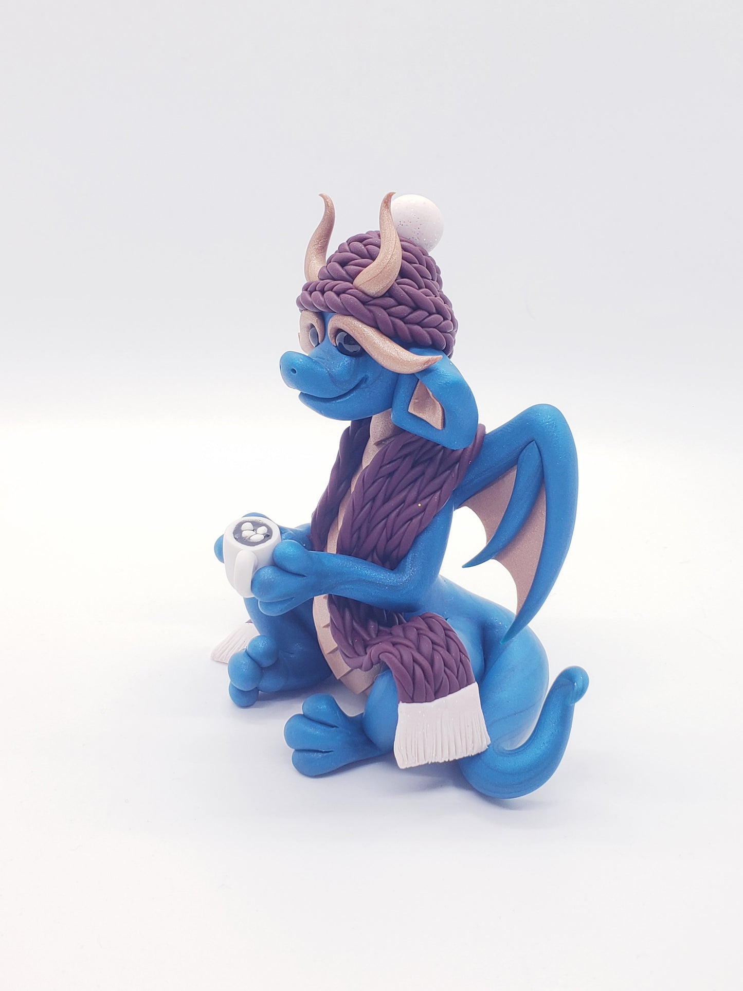 "Selesa" cozy scarf dragon