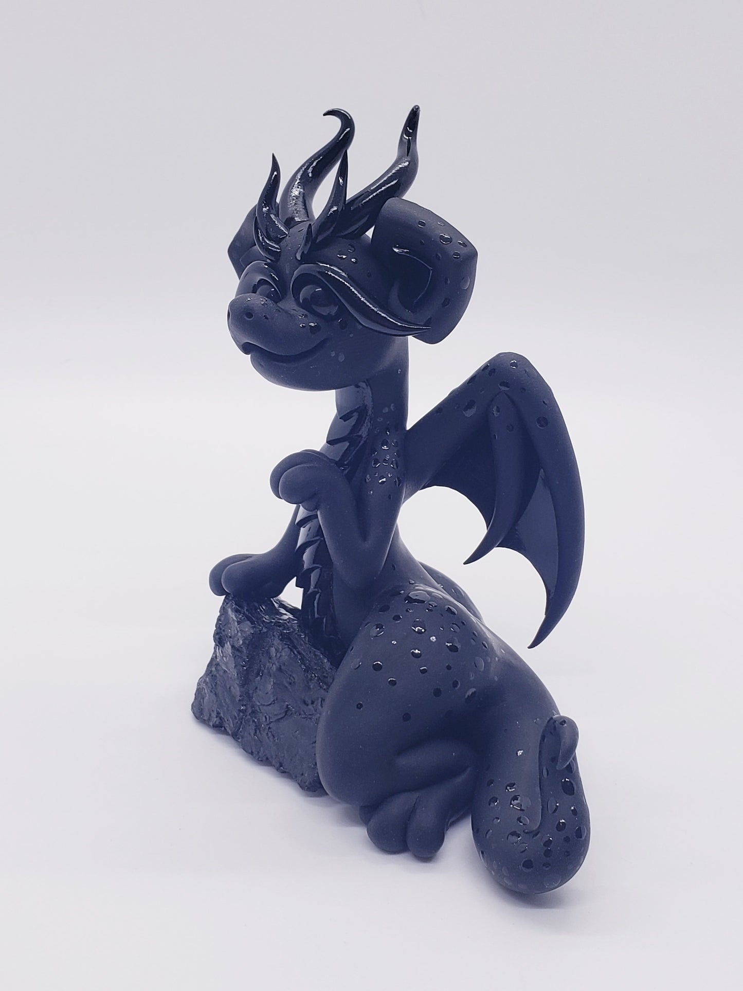 "Kaitse" Black tourmaline dragon