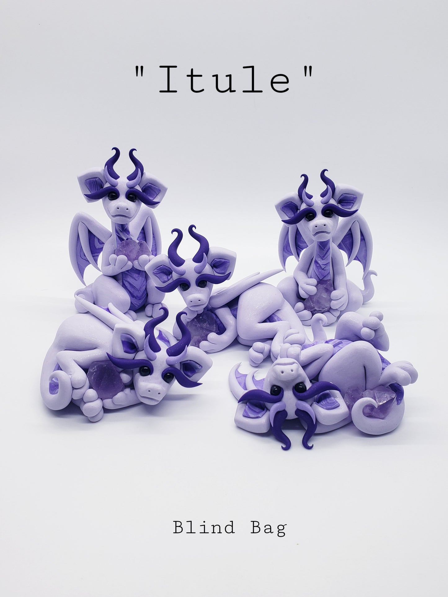 "Itule" Amethyst dragon *BLIND BAG*