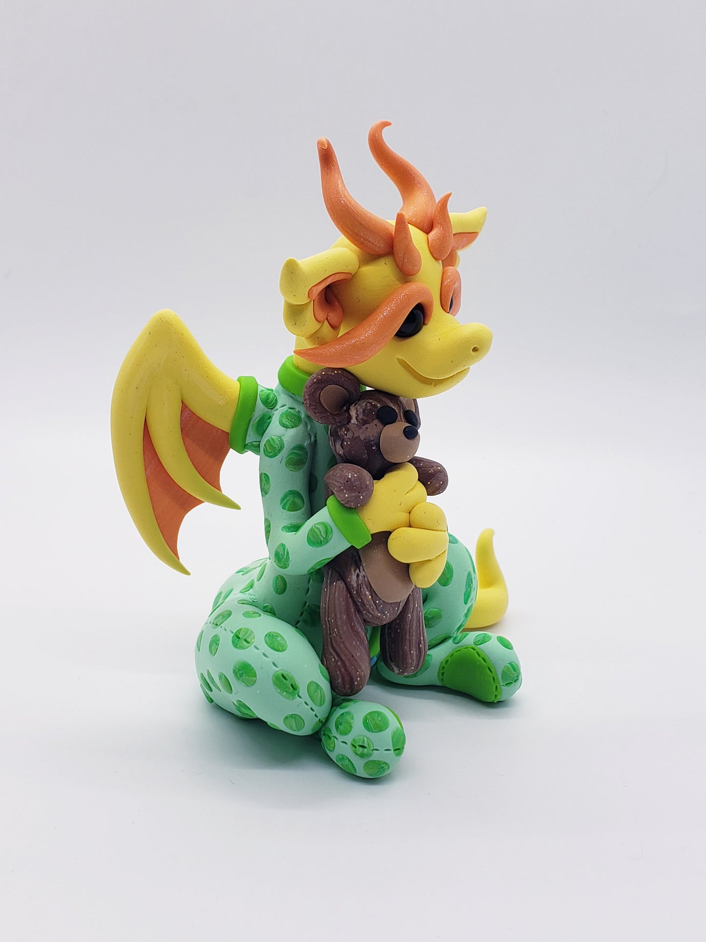 "Noah" Baby pajama dragon sculpture