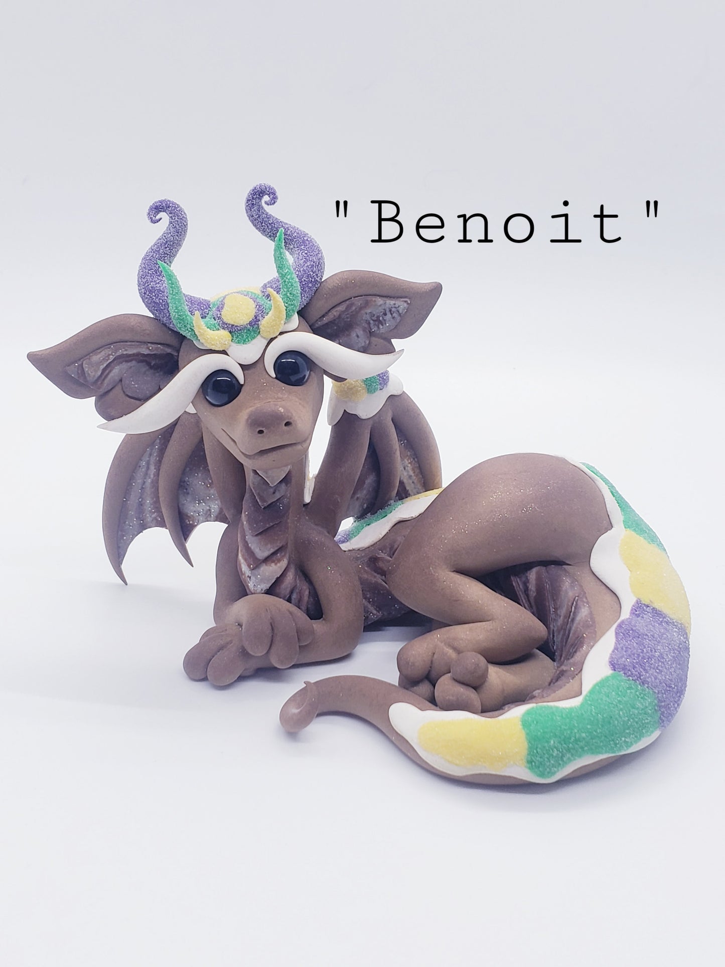 "Benoit" King Cake dragon scuplture