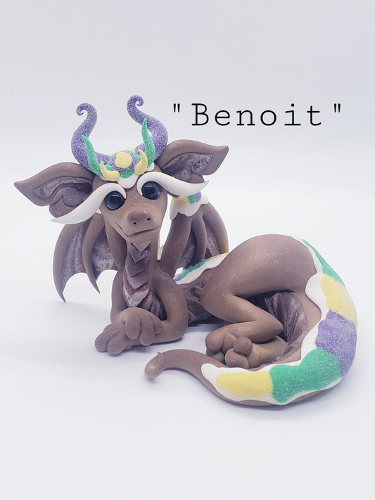 "Benoit" King Cake dragon scuplture