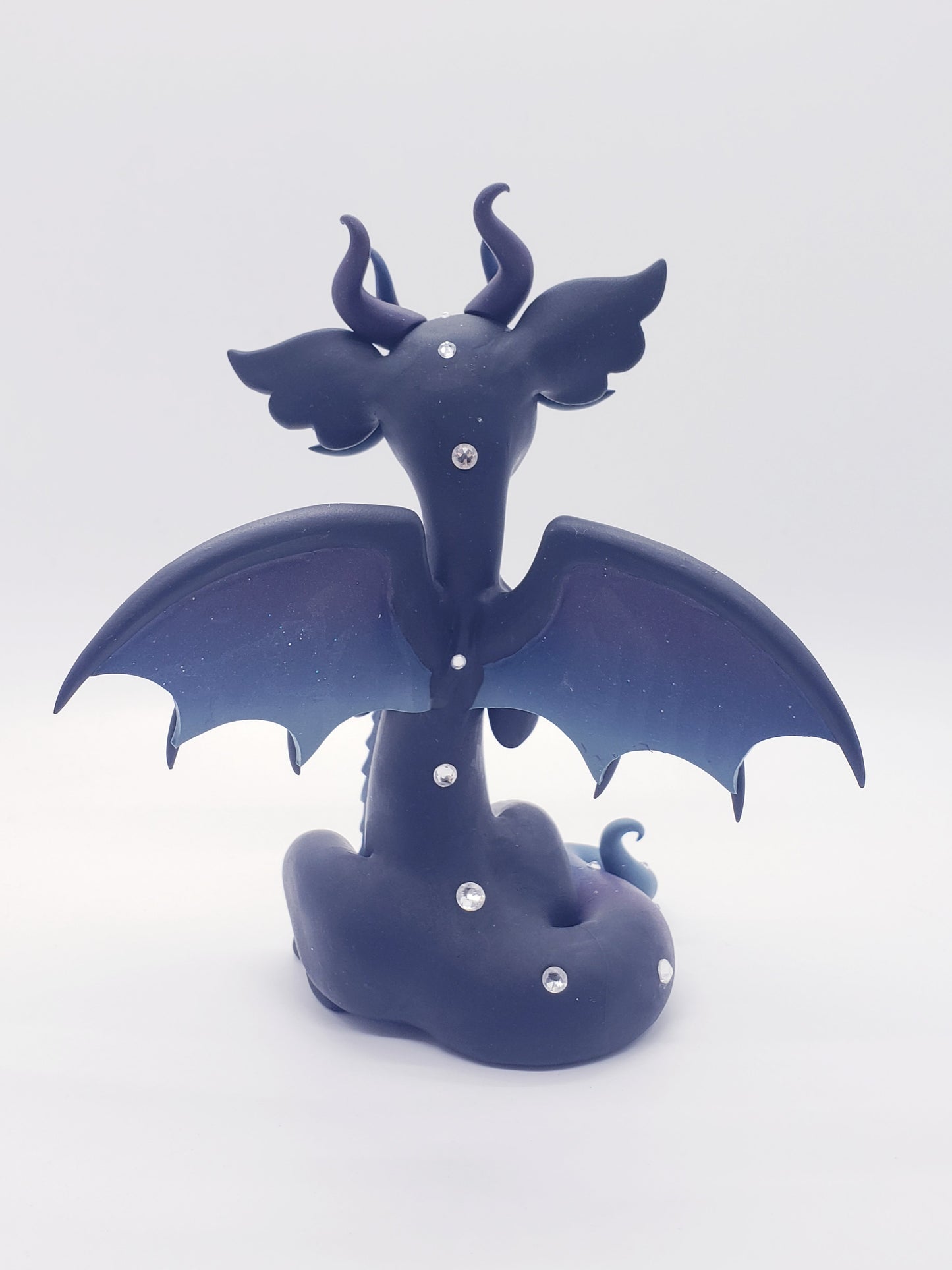 "Pensaer" Black Dragon Sculpture