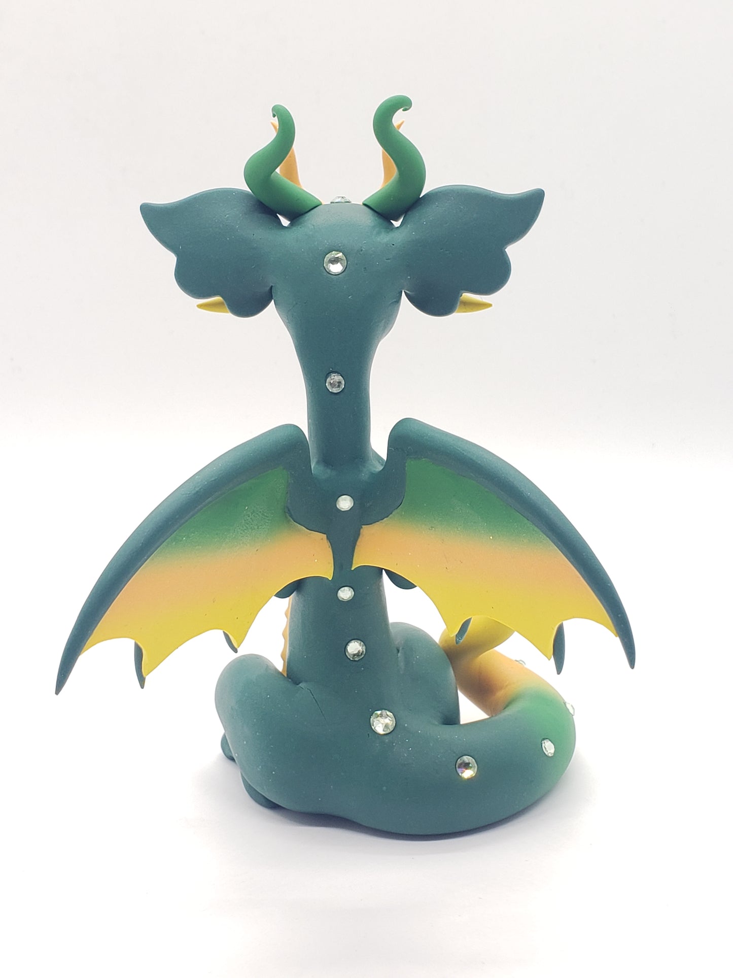 "Osere" *DISCOUNTED* Green Dragon Sculpture