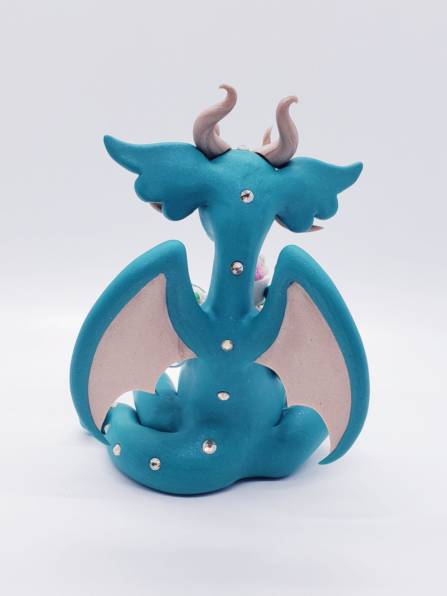 "Ona" *DISCOUNTED* pregnant dragon sculpture