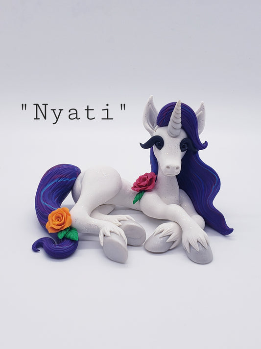 "Nyati" unicorn sculpture