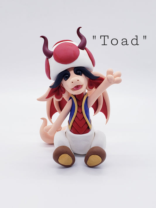 "Toad" dragon culpture