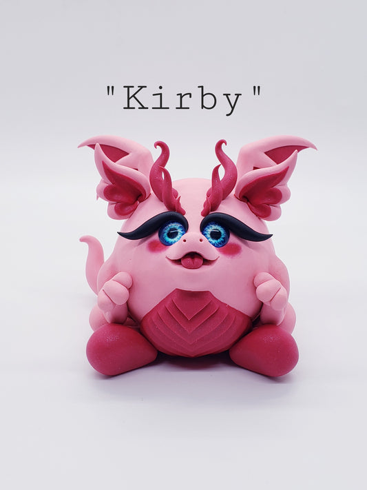 "Kirby" dragon sculpture