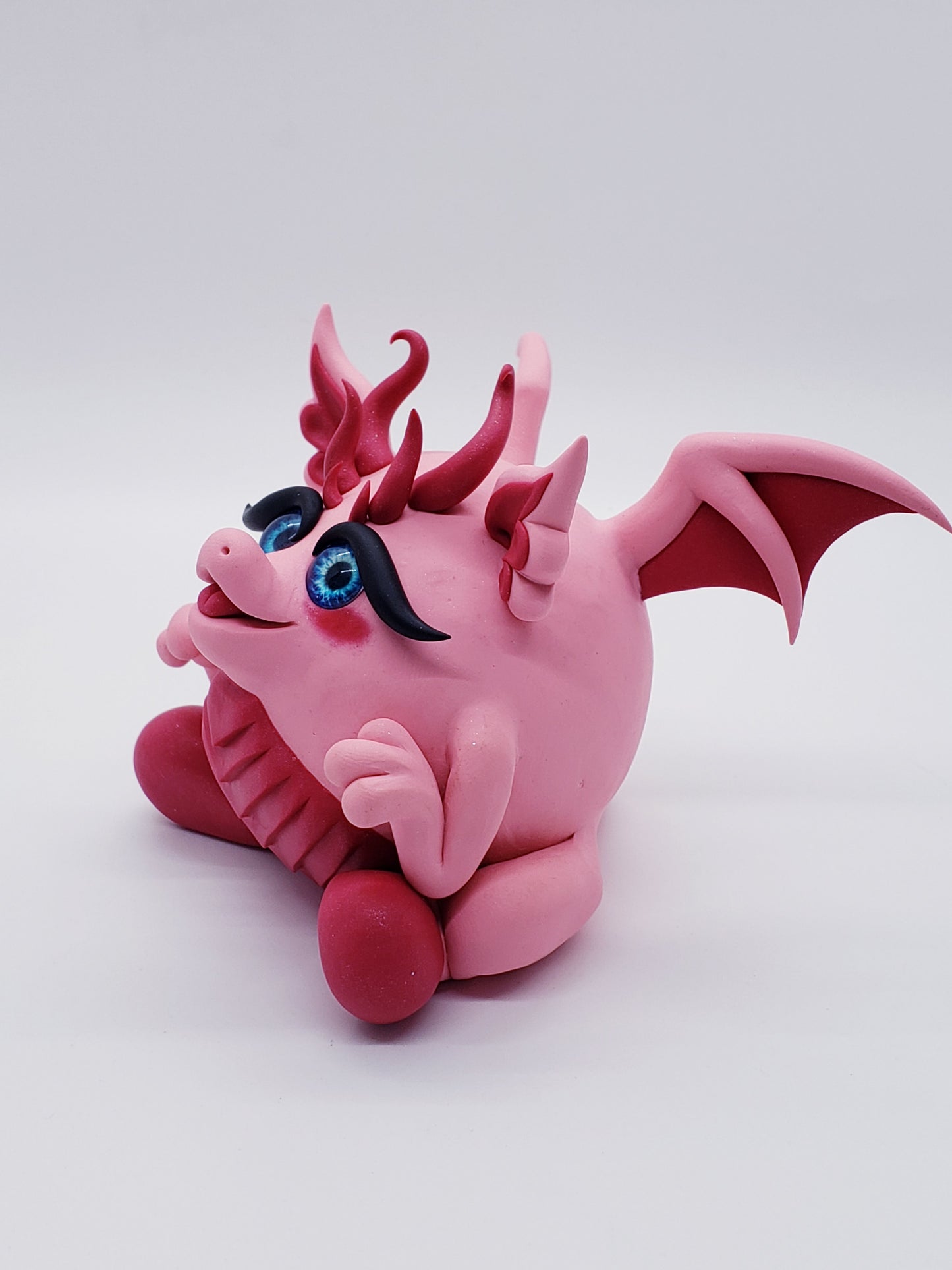 "Kirby" dragon sculpture