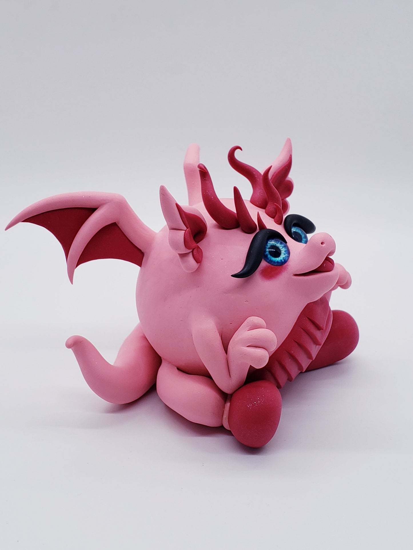 "Kirby" dragon sculpture