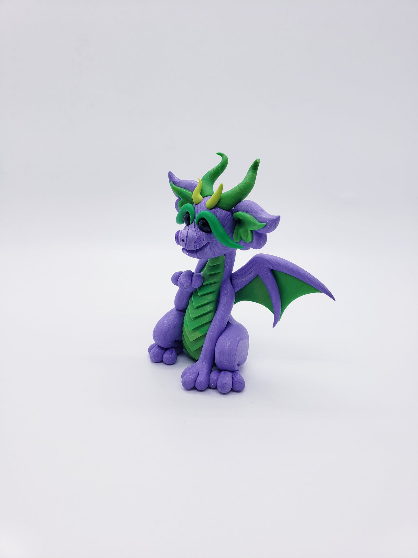 "Kain" purple marble dragon baby