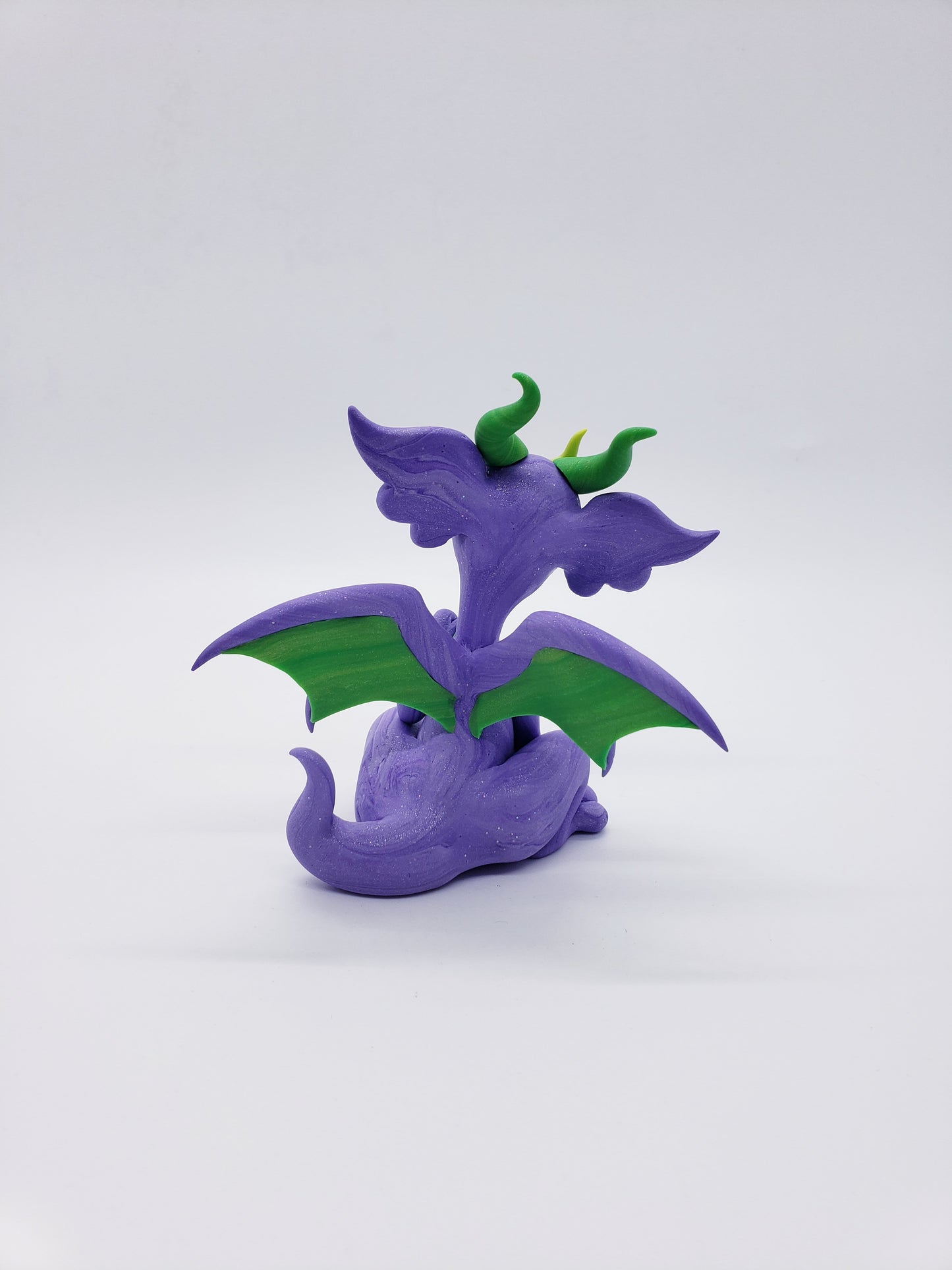 "Kain" purple marble dragon baby