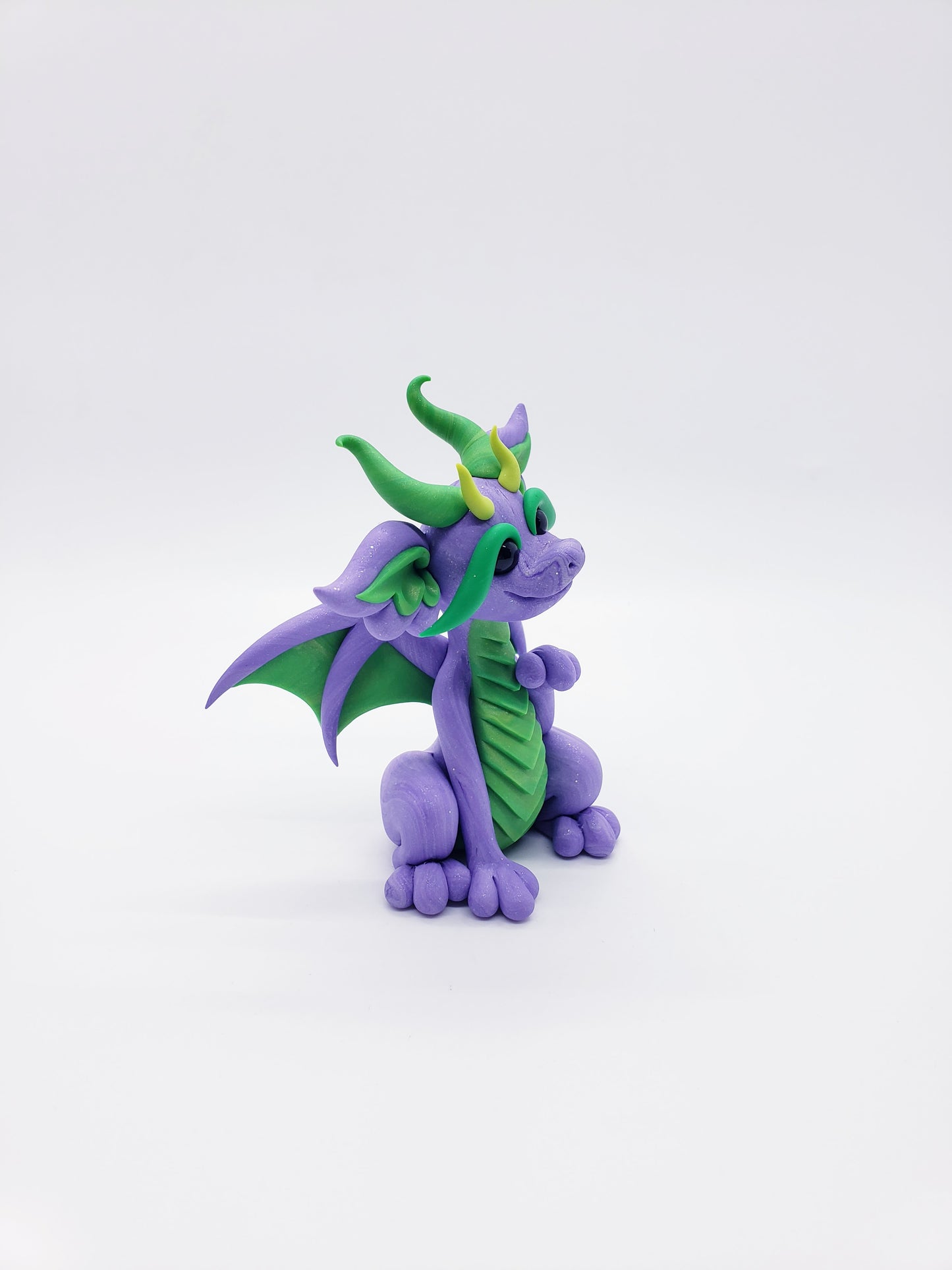 "Kain" purple marble dragon baby