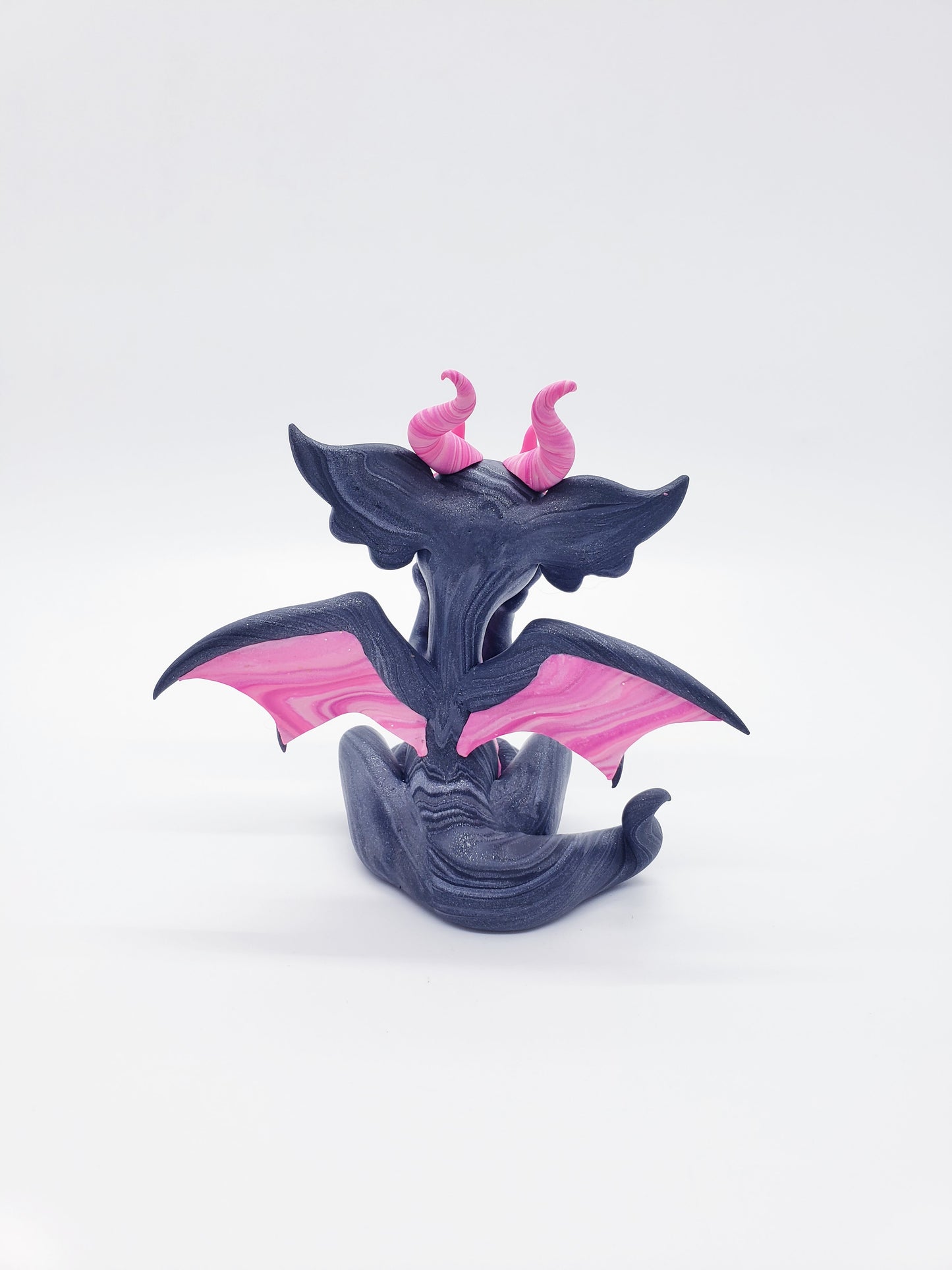 "Kapa" DISCOUNTED black marble dragon baby