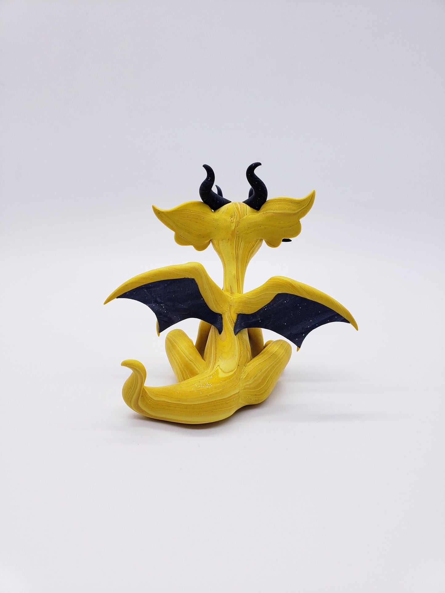 "Jaune" DISCOUNTED yellow marble dragon baby