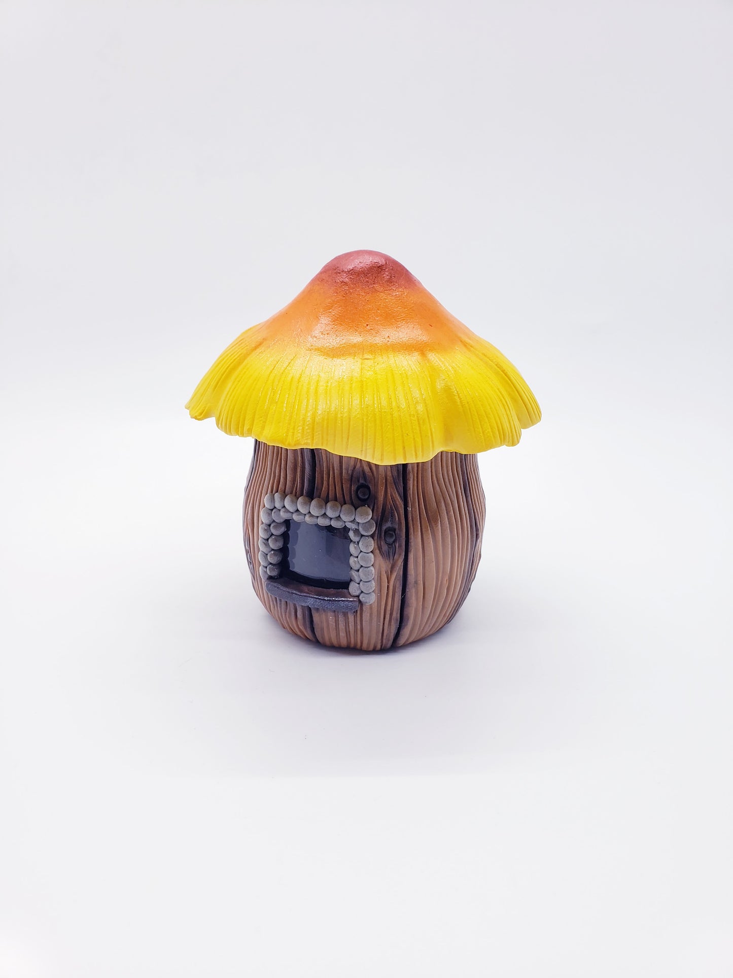 Pixie Pot Yellow Mushroom Jar