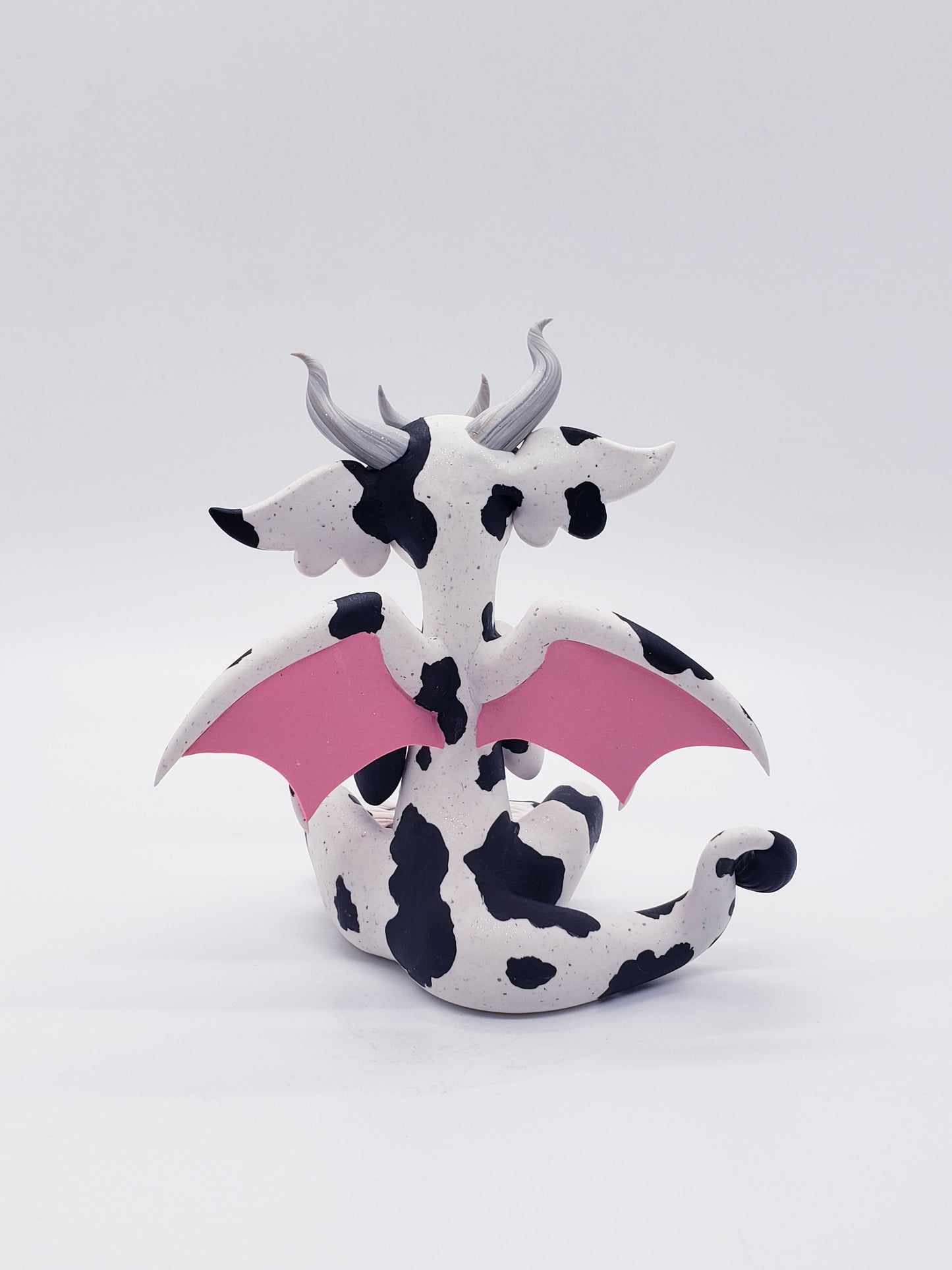 "Betsie" dairy cow dragon sculpture