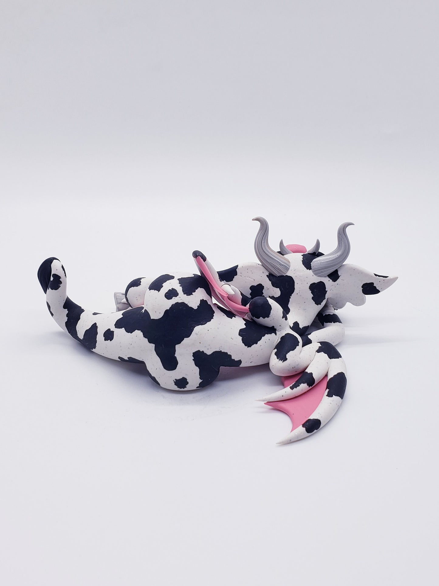 "Daisy" dairy cow dragon sculpture