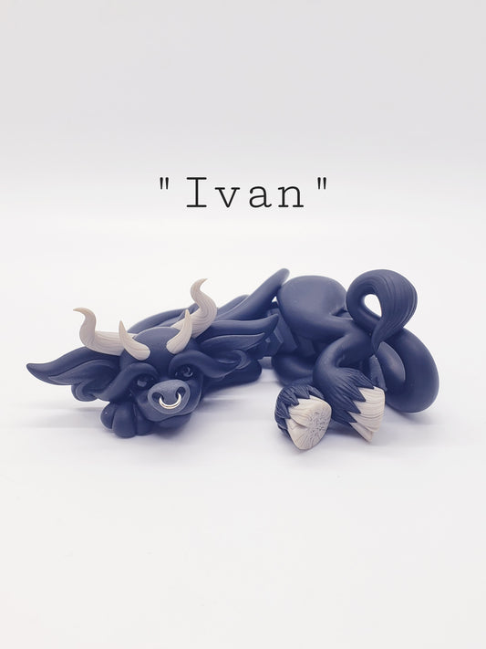 "Ivan" bull dragon sculpture