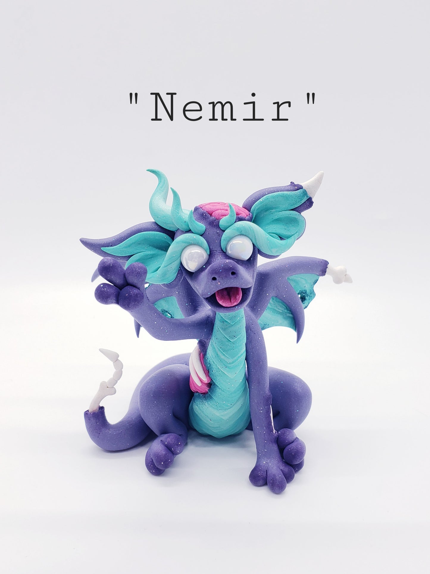 "Nemir" zombie dragon sculpture