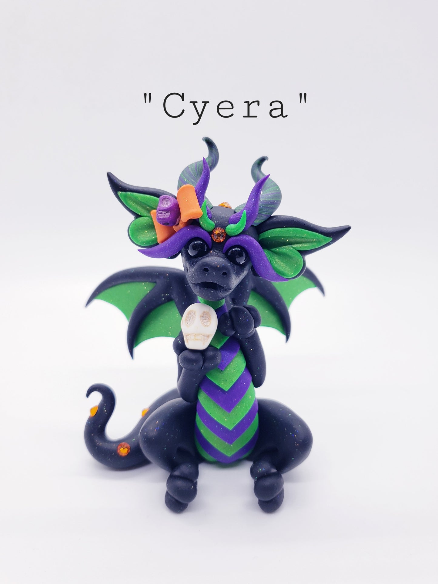 "Cyera" halloween dragon sculpture