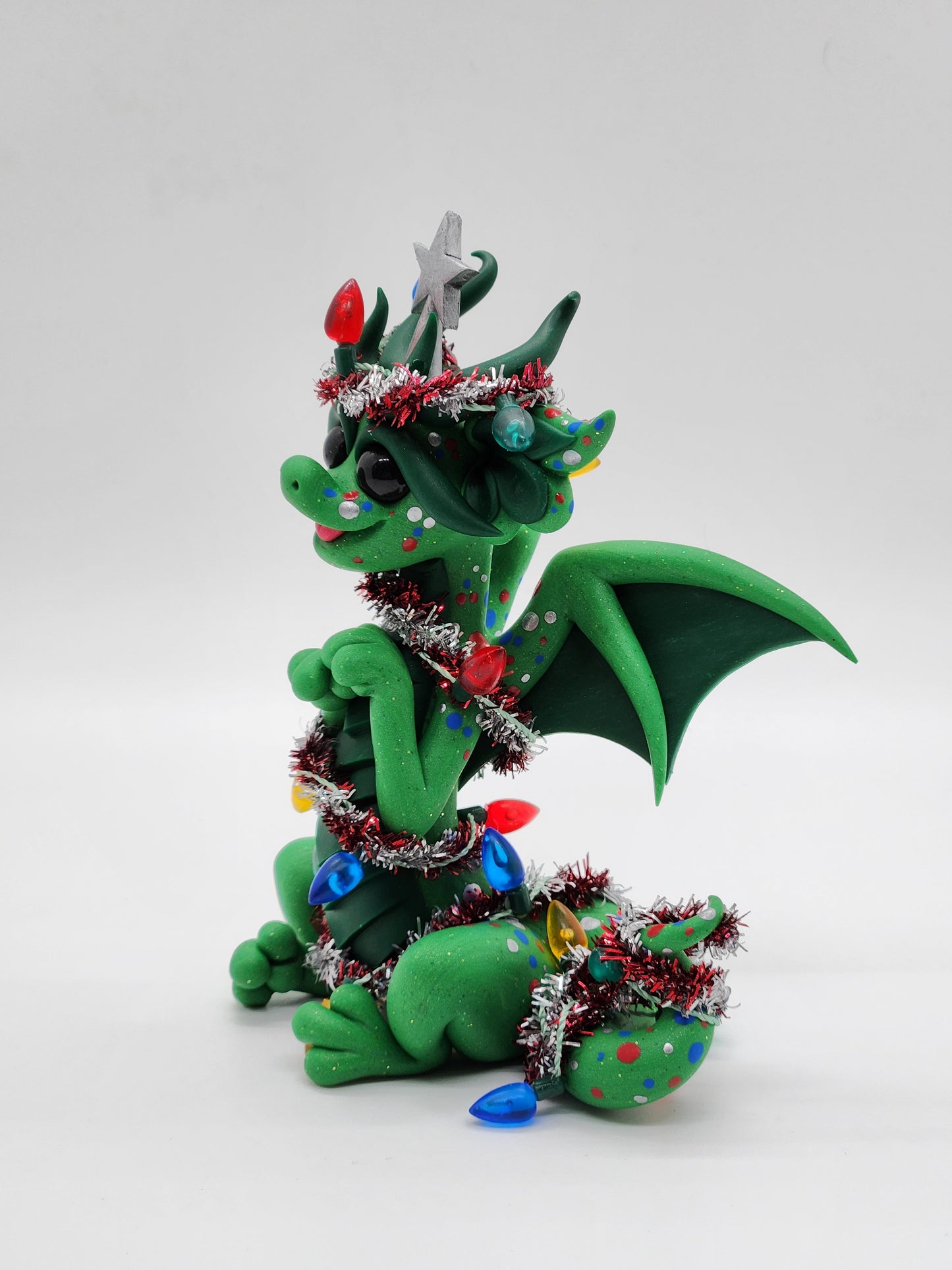 "Eve" christmas tree dragon sculpture