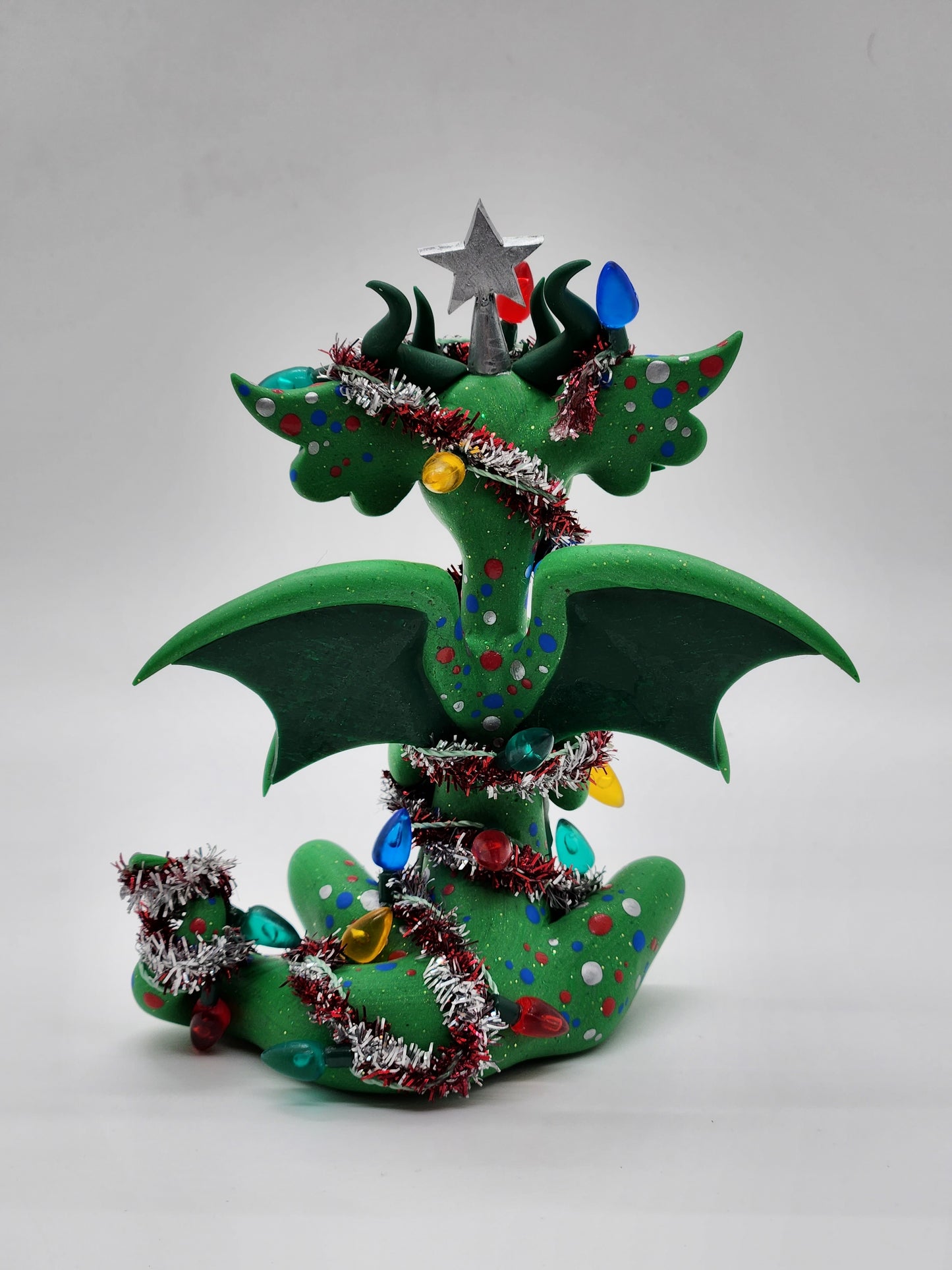 "Eve" christmas tree dragon sculpture