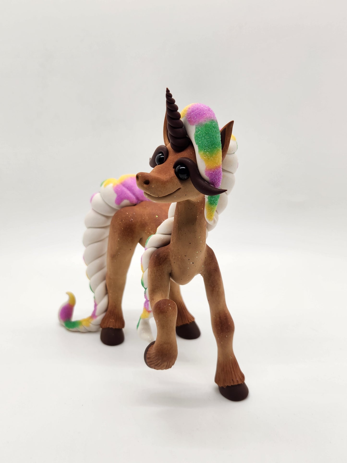 "Pâtisserie" king cake unicorn sculpture