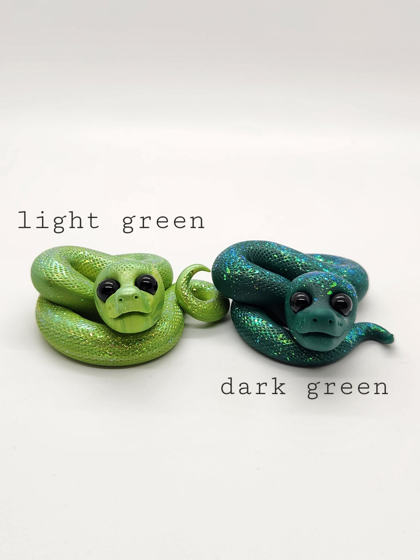 "Nathair" green snake sculpture