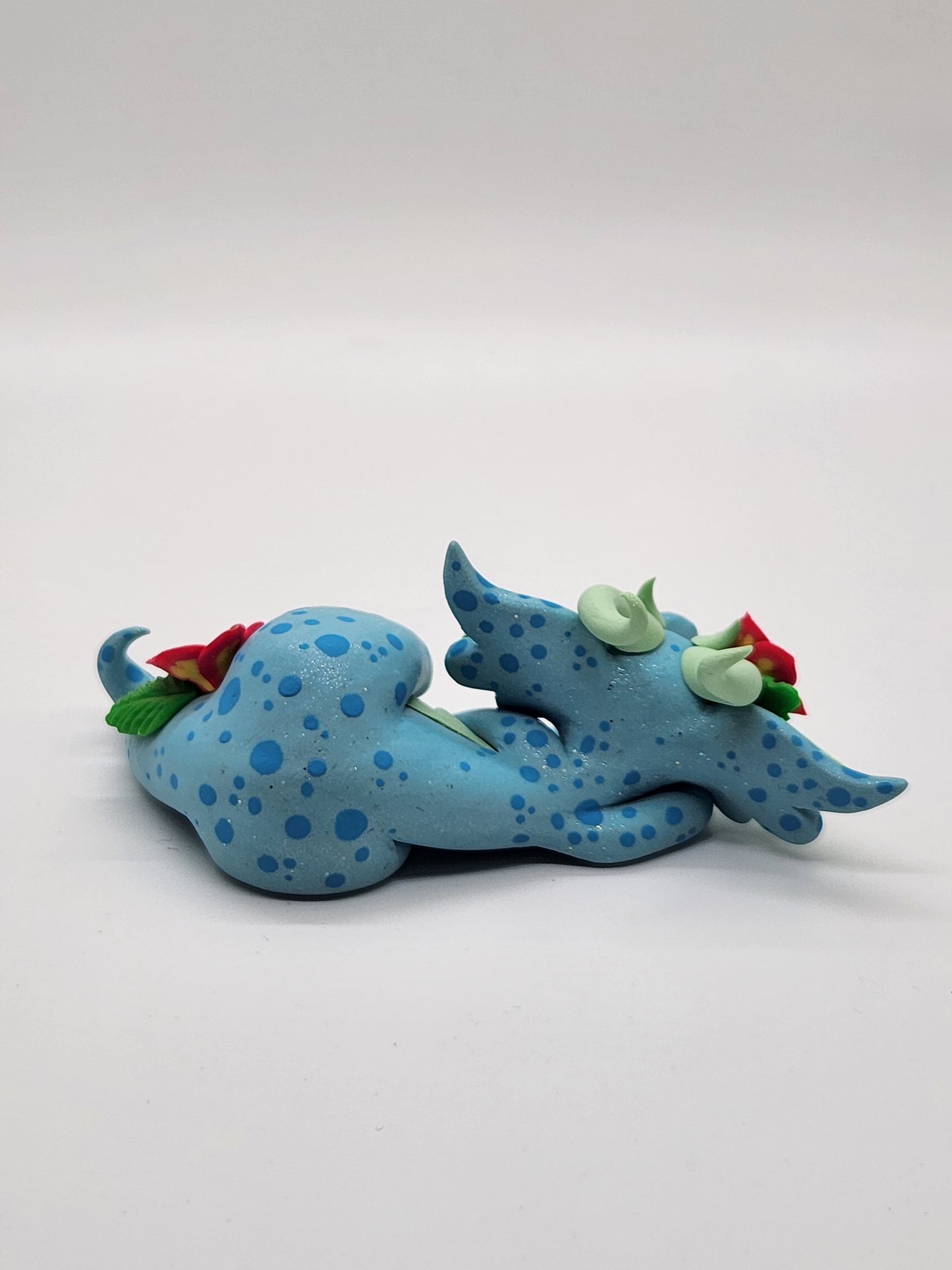 Pastel baby dragon drake sculpture