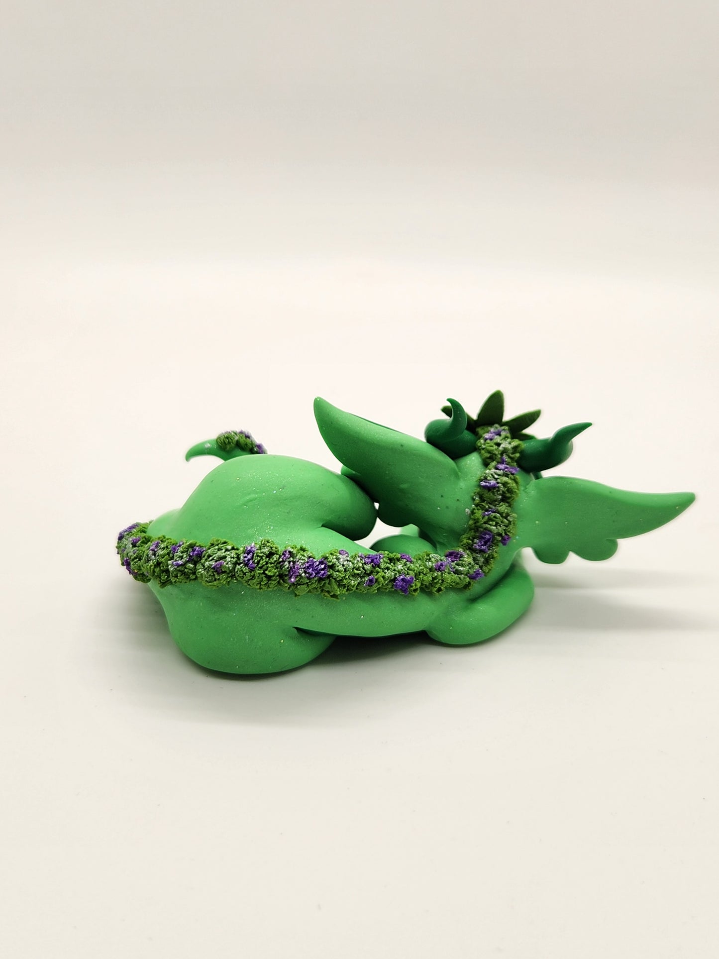 "Lavender" green 420 bud flower dragon baby scuplture