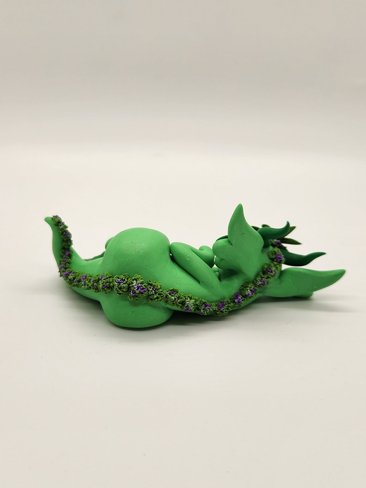 "Haze" green 420 bud flower dragon baby scuplture